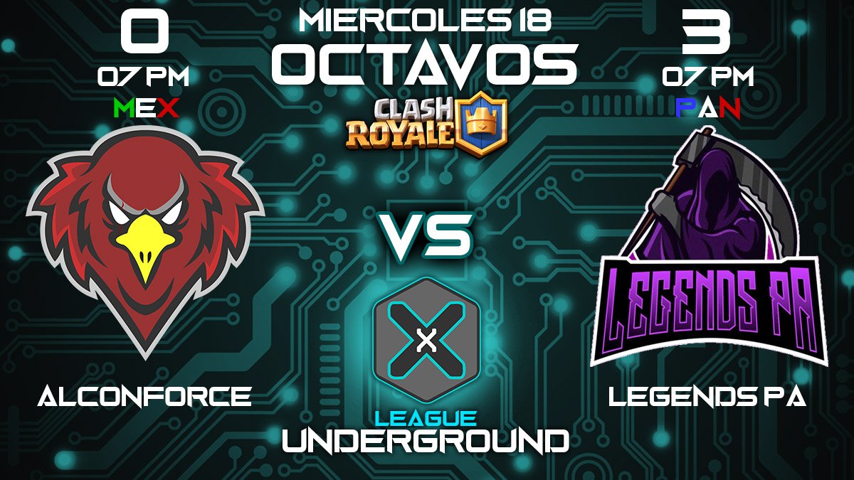 Octavos 🏆
<a href="/AlconForceGG/">✘</a> VS <a href="/LegendsPa/">Legends PA</a> 
0-3
 Legends Pa 
Pasa A Cuartos 😉