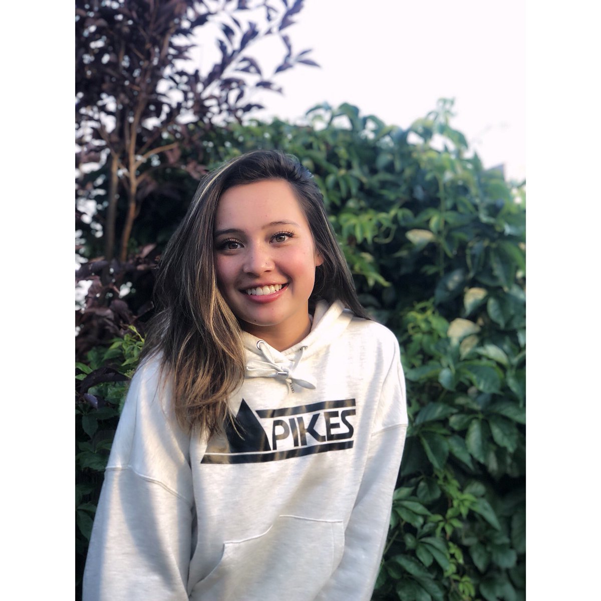 Pikesdesign's tweet photo. @rheybean with her Pikes hoodie. Coming out soon with. 

#livingmybestlife #fuego #goodlighting #pikes #beautyliesintheeyeofthebeholder #toocoolforschool https://t.co/51Tz3j4FzM