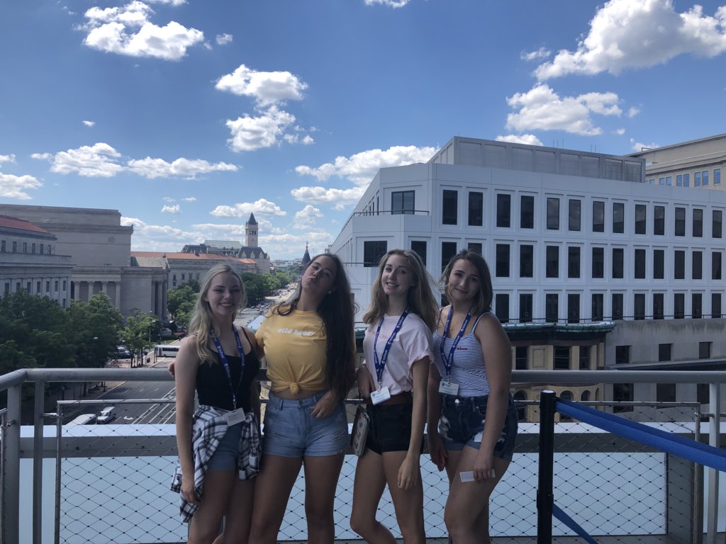 Keats_SCDSB's tweet photo. The Newseum view and a few sights! @EJuly2018 @TeamEduTravel #spiritofamerica #edutravel2018 https://t.co/abklPDQwZo