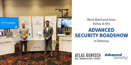 Atlasgentech's tweet photo. Meet Arun and Basil - our security specialists - today at the Advanced Security Roadshow in Rotorua! Come around to get the newest insight into our #ipvideosurveillance solutions powered by #Hikvision #InnerRange #Milestone #wcctv

#AdvancedSecurityRoadshow #Rotorua https://t.co/42fAASGeGC