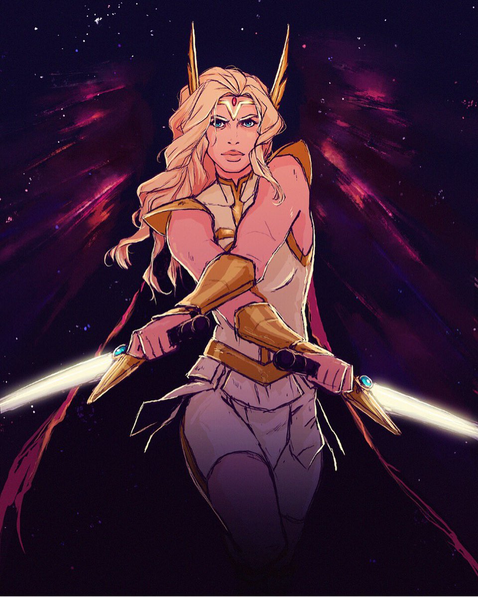 samanthadoodles's tweet image. Two swords cause she a badass. 💪✨💫

#SheRa