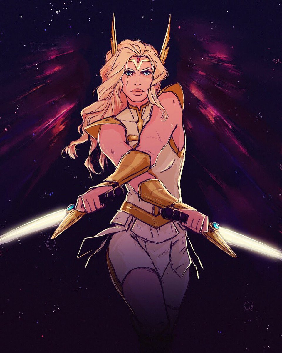 samanthadoodles's tweet image. Two swords cause she a badass. 💪✨💫

#SheRa