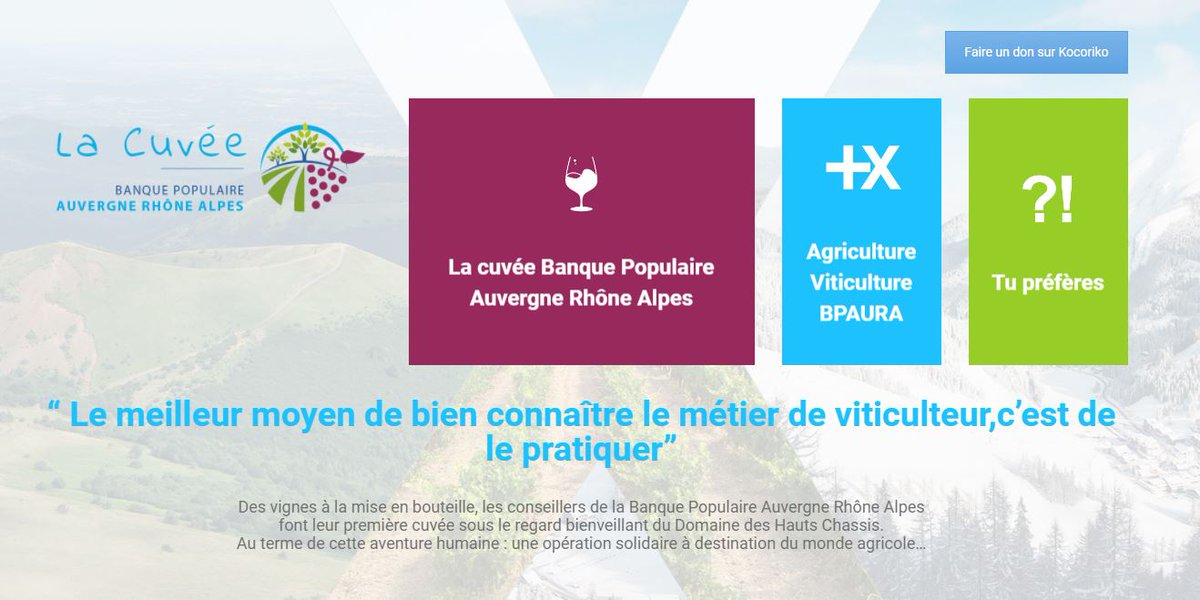 GroupeBPCE's tweet photo. #Agriculture | Afin de soutenir la viticulture, @BanquePopAura et ses experts financiers, inaugurent #LaCuvéeBPAURA : https://t.co/pvmDIv0MRo https://t.co/ab7GYJlKRr