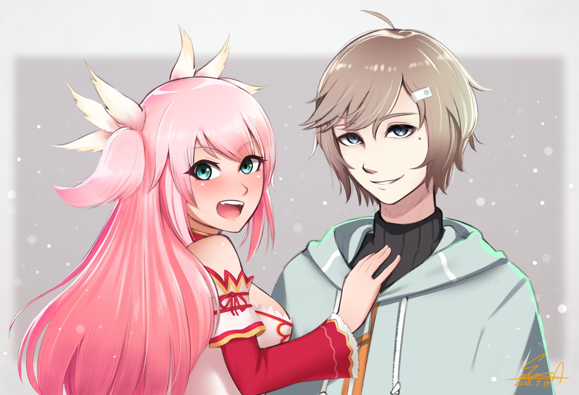 ট ইট র Sawasa Swzw 新刊発売中 イラストご依頼募集中 叶君とフェアリスさん かな絵 ふぇあーと