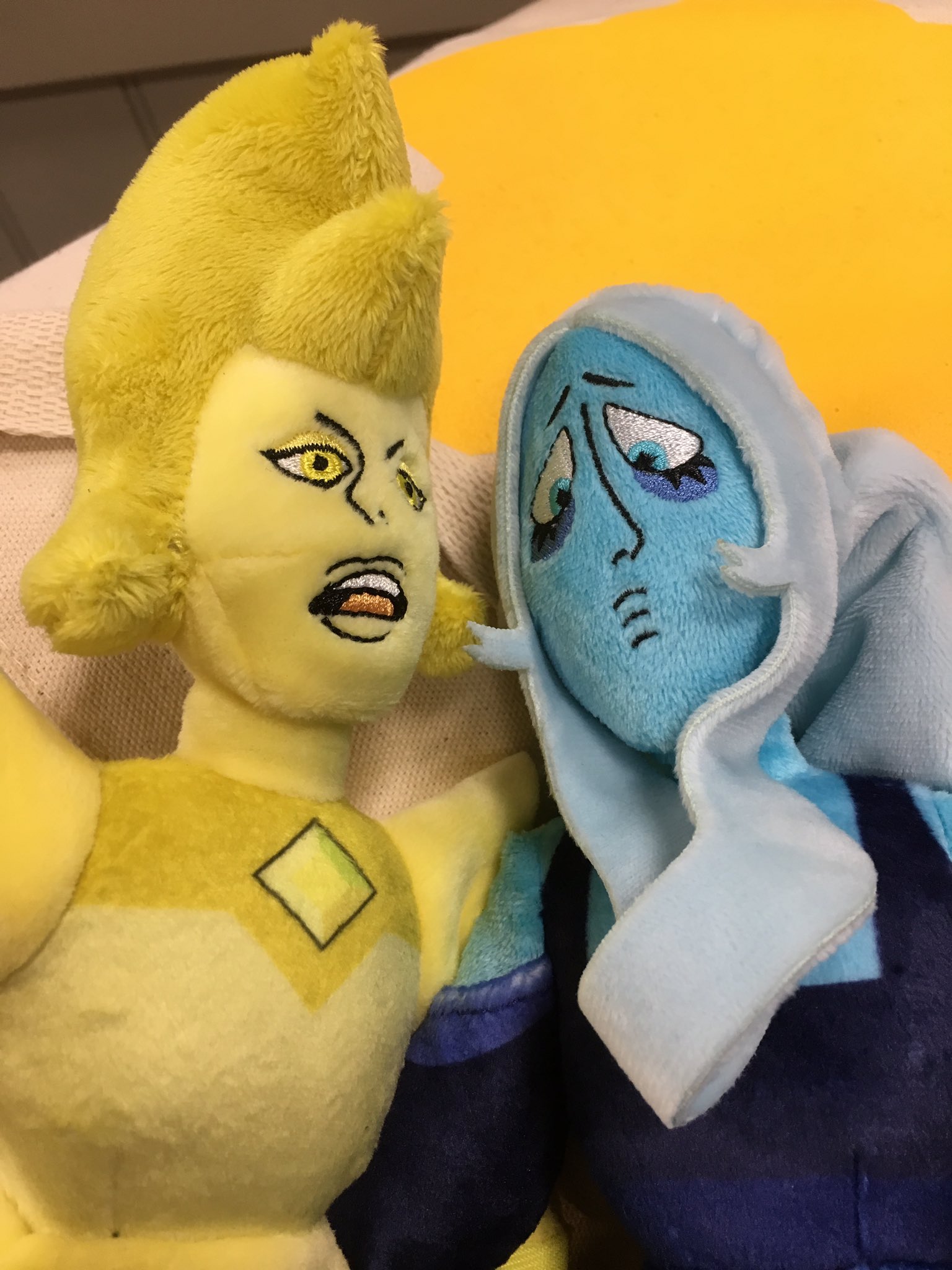 Blue sale diamond plush