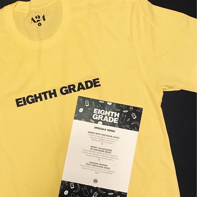 nervous_pretzel's tweet photo. Everyone go see Eighth Grade! I haven’t been in 8th since ‘91 (Jesus.), but this movie is FRIGHTENINGLY accurate... heartfelt, funny, cringeworthy...perfect 💗
.
.
.
#eighthgrade #alamodrafthouse #drafthouse #drafthouserecommends #8thgrade #throwback … https://t.co/23WGXoL3EP https://t.co/lb0X6x4kdd