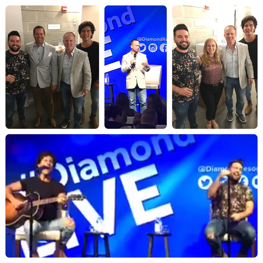 RhettBolling's tweet image. Incredible night for 275 of our @diamondresorts members to experience @DanAndShay with our #DiamondLive platform. You don’t have to hear a couple of notes to understand why they have the #1record and #1single right now!