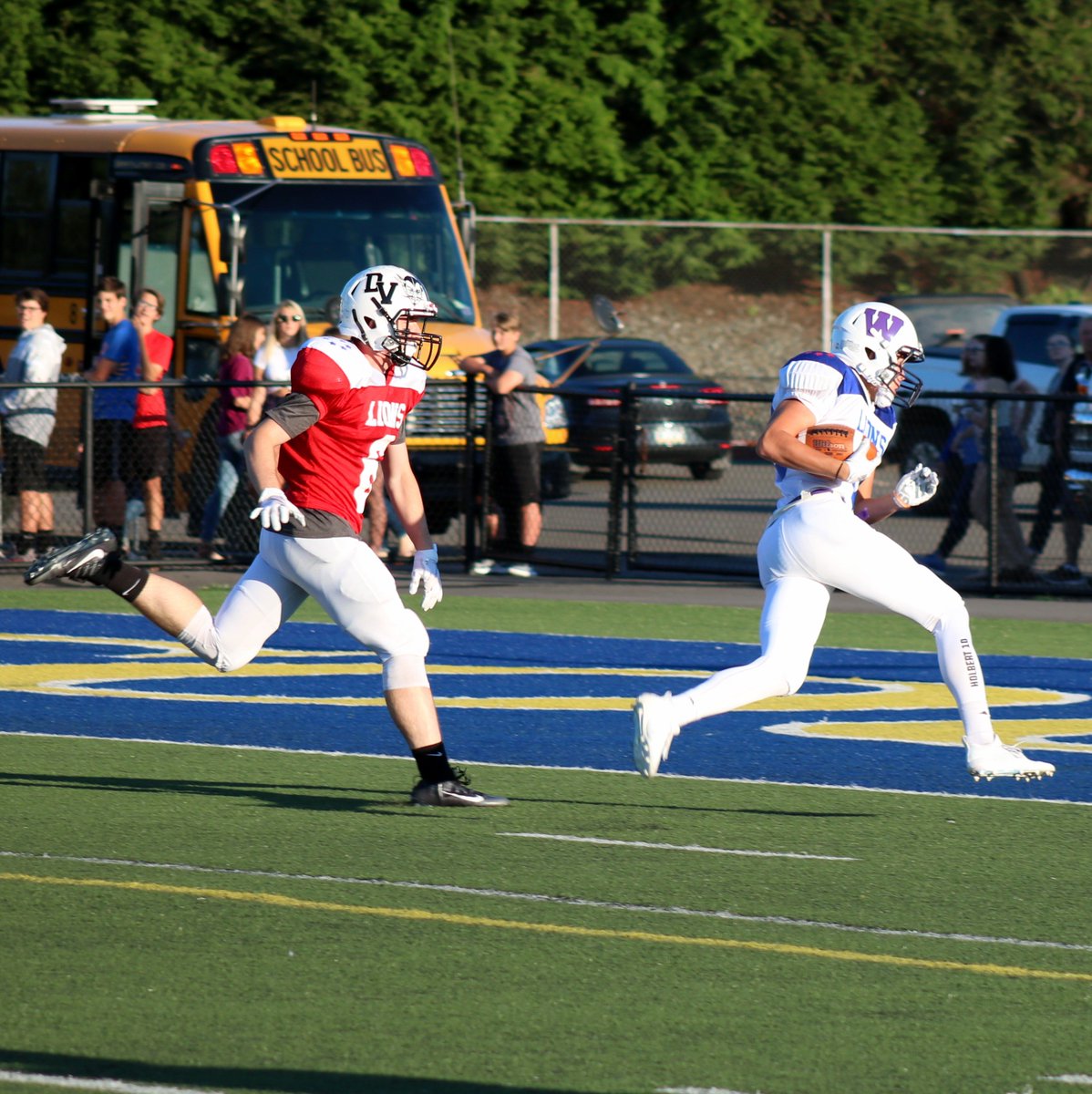 wmjdeaton's tweet photo. Representing @WAHS_Buckhorns in the 2018 LFC Dream Game: Zach Maldacker, Ty Holbert, &amp; Aiden Maldacker playing for the City Team, coached by Doc Watson &amp; Paupack FB Staff. City Wins 49-20 over County. Holbert w/ 2 TDs &amp; Z.Maldacker 7 PATs. @TheNewsEagle1 https://t.co/VwhHB9Qxi7