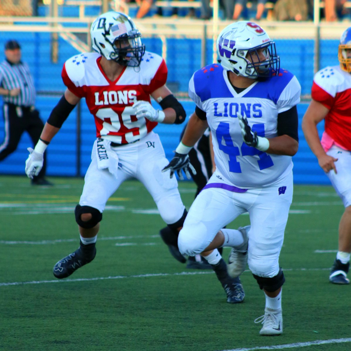wmjdeaton's tweet photo. Representing @WAHS_Buckhorns in the 2018 LFC Dream Game: Zach Maldacker, Ty Holbert, &amp; Aiden Maldacker playing for the City Team, coached by Doc Watson &amp; Paupack FB Staff. City Wins 49-20 over County. Holbert w/ 2 TDs &amp; Z.Maldacker 7 PATs. @TheNewsEagle1 https://t.co/VwhHB9Qxi7
