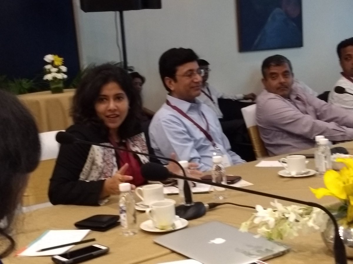CFO_India's tweet photo. CFOs engaged in discussion with the Speaker @anurag_aman @KPMGIndia #buildingworkforce https://t.co/EbYCo193DU