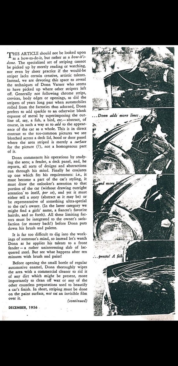 op_waterblade's tweet photo. Here are the article pics for the lazy ones who won't click the link🙄
#rodandcustom #hotrod #varnerdesign #1950s https://t.co/eRK4JSIf5G