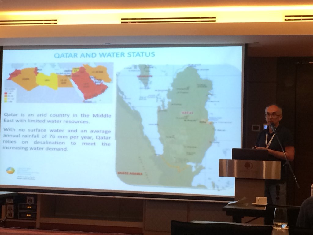 iees2022's tweet photo. #IEES2018 Dr. Viktor Kochkodan on “ Surgace Coating of Polymer Membrane for Water Treatment: A New Approach to Mitigate Fouling” https://t.co/eq75xChbSK