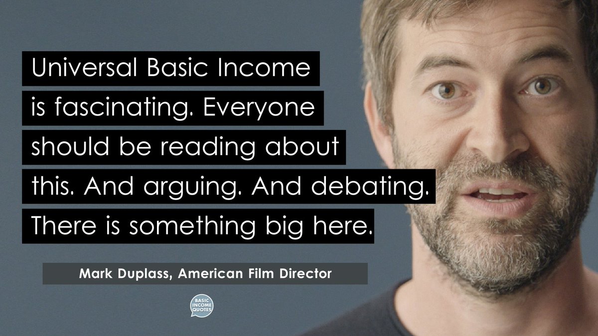 BaseIncomeQuote's tweet image. Everyone should be discussing #BasicIncome
🗨️@MarkDuplass