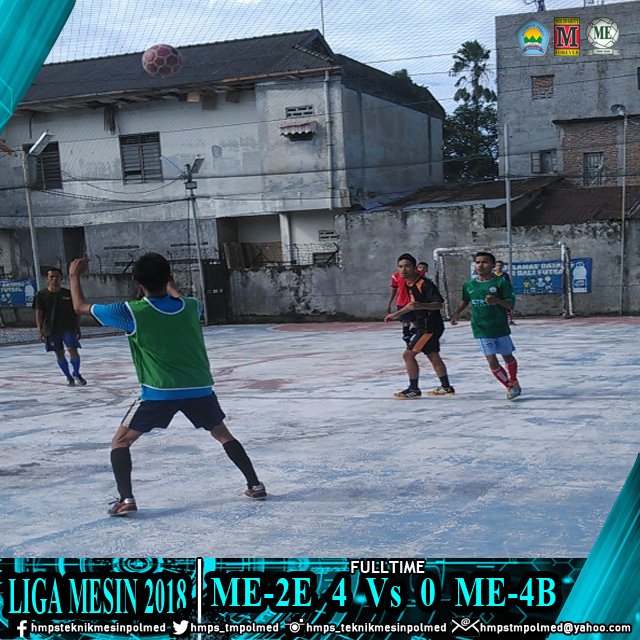 hmps_tmpolmed's tweet photo. [LIGA MESIN 2018]
Pertandingan babak 8 besar LIGA MESIN 2018...
.
.
Selamat untuk team yang melaju ke babak semifinal.. #ligamesin2018
#hmpsteknikmesinpolmed https://t.co/e97b1i5EKg