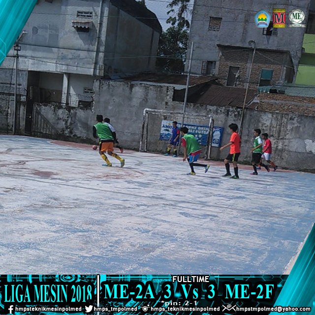 hmps_tmpolmed's tweet photo. [LIGA MESIN 2018]
Pertandingan babak 8 besar LIGA MESIN 2018...
.
.
Selamat untuk team yang melaju ke babak semifinal.. #ligamesin2018
#hmpsteknikmesinpolmed https://t.co/e97b1i5EKg
