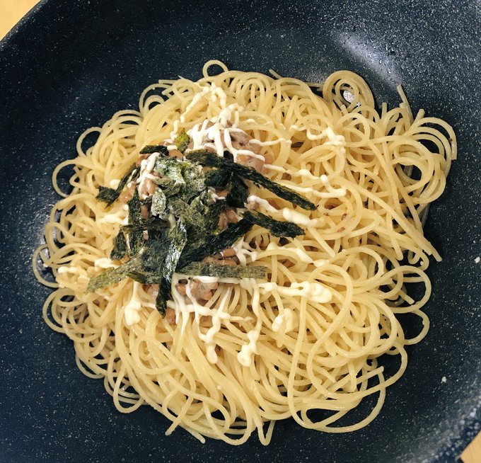 今日のお昼ご飯。
納豆和風パスタ🍝
100円もしないくらいで作れました⁽⁽◝( ˙ ꒳ ˙ )◜⁾⁾ ₍₍◞( ˙ ꒳ ˙ )◟₎₎ 