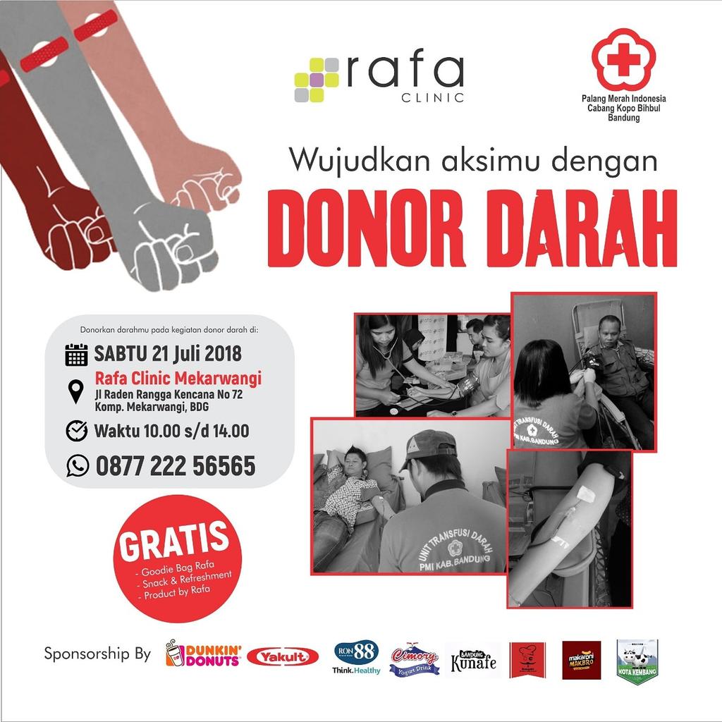 Yuk wujudkan aksimu dengan donor darah 😊 <a href="/DonDarBDG/">Komunitas Donor Darah Bandung</a>