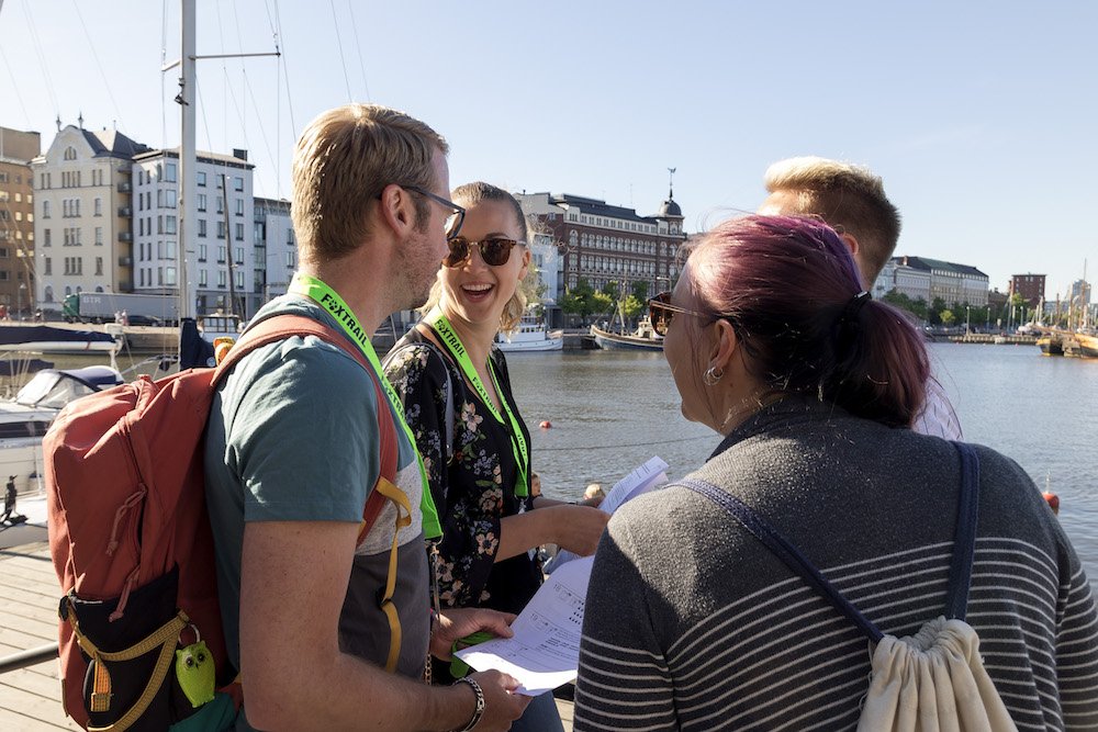 foxtrailschweiz's tweet image. Auch in #Helsinki ist es so richtig Sommer ☀️☀️ und die Verfolger auf dem #foxtrail Helsinki suchen das Wasser auf 🦊🐟
#fuchsjagd bei #sommerwetter