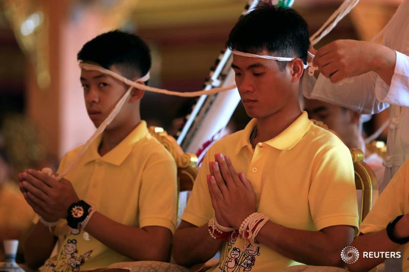 Thailand’s rescued cave boys woke up in their own homes for the first time in more than three weeks https://reut.rs/2uBoc1K