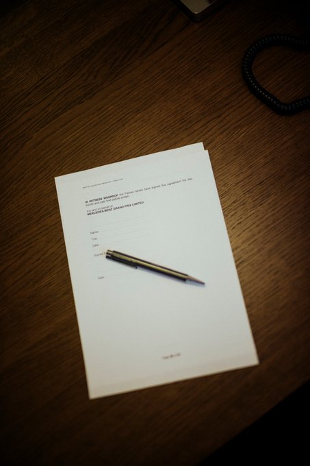 A mysterious document sits on a desk...
