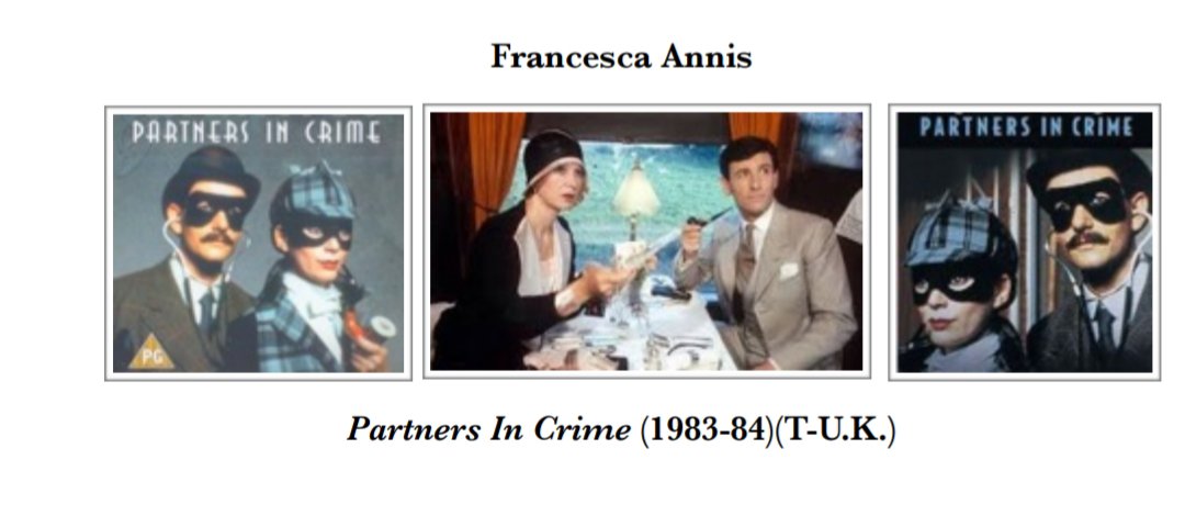 Annety1019's tweet photo. @HowardOstrom I absolutely love how you managed to collect all this data. Francesca Annis  is not only talented but absolutely beautiful!#SHERLOCKEDCC https://t.co/Z4JT4QvrgD