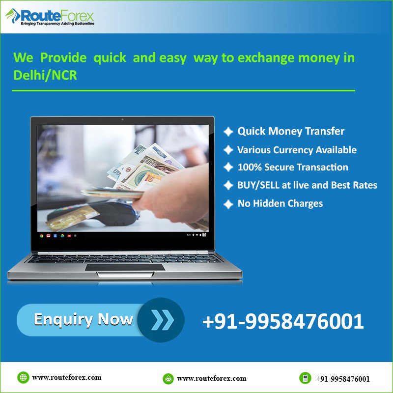 RouteForex's tweet photo. We Provide quick and easy way to exchange money in 
Delhi/NCR.
Read More: https://t.co/QULe7f1AwM
#quickmoneytransfer #currency #forexcard #lowcommission https://t.co/6A8yTMWhic
