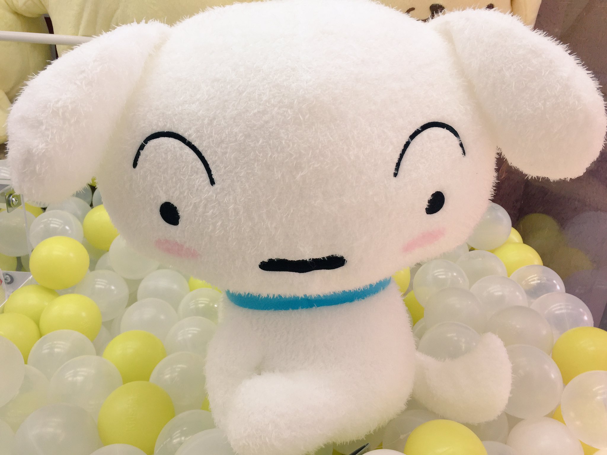 クレヨンしんちゃん めちゃでか ぬいぐるみ シロ 振り向き 爆買い ぬいぐるみ