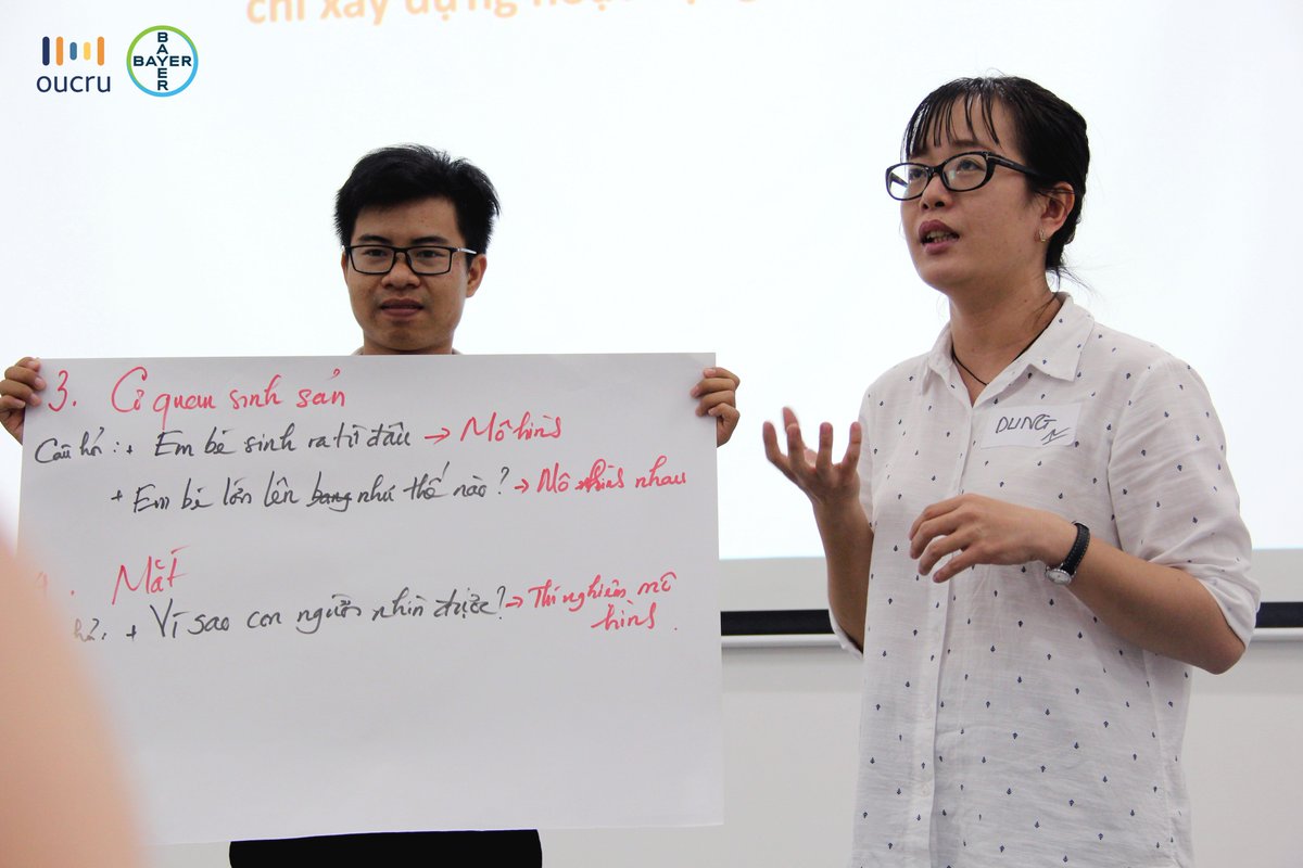 PE Schools Team's second Material Development Workshop in #OUCRU #HCMC was organised in 18 July to develop hands-on science activities for primary school students.