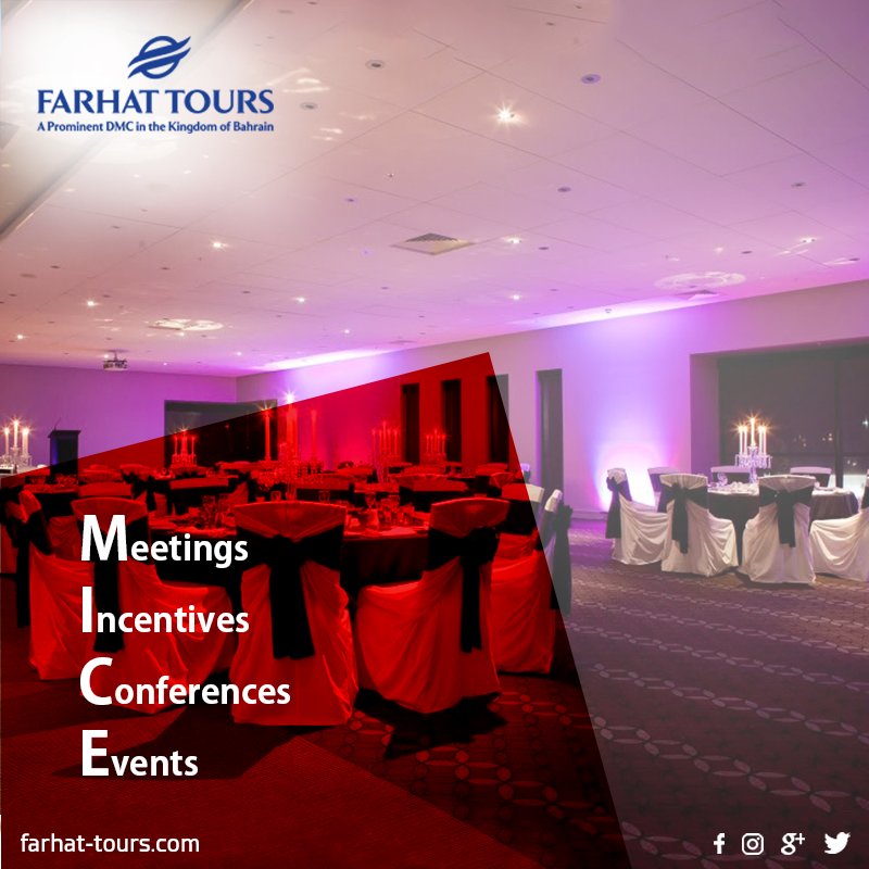 FarhatTours's tweet photo. Plan successful #MICETrip in #Bahrain with the proficient team member of #FarhatTours.
#Meeting #Incentive #Conference #Event #MICETourBahrain#BahrainBusinessTour
For more information:
Visit us @ https://t.co/1sLLYDVyPE
☎️ +973 17216411 https://t.co/bODaN2T9fi