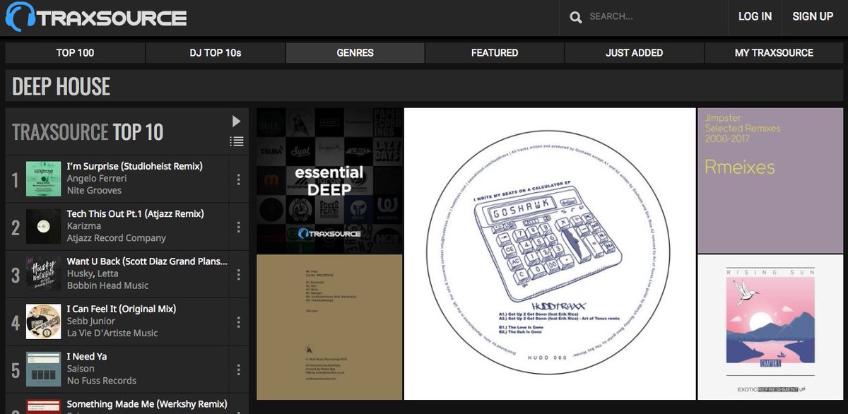 Thanks to <a href="/traxsource/">Traxsource</a> for featuring Goshawk, Erik Rico &amp; Art Of Tones <a href="/mattRiVEM/">Rhythm Plate</a> <a href="/ludollorca/">llorca art of tones</a> traxsource.com/title/1000112/…