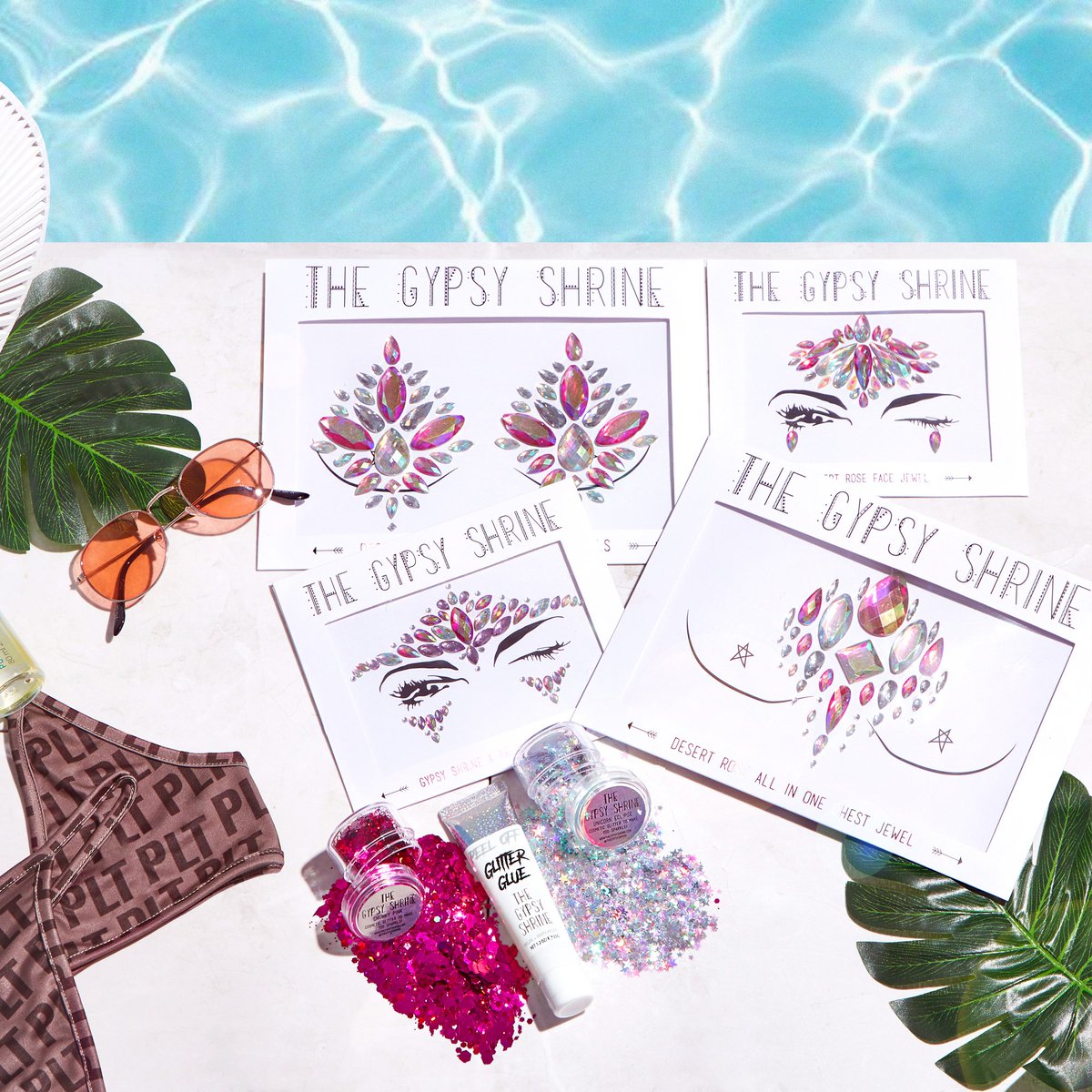 OfficialPLT's tweet photo. ✨ Win your ultimate pool party GLOW UP ✨ with @thegypsyshrine PLUS £100 PLT vouchers 😱😍💸💸 To enter: Follow @OfficialPLT @thegypsyshrine and RT our pinned post 🤑✨ Winner announced TOMORROW 💕 https://t.co/zseRHOgLnd