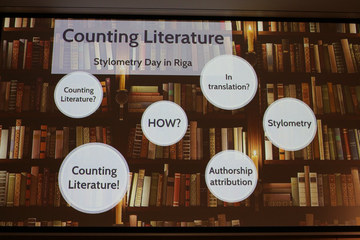 DHinLatvia's tweet image. Day 3 #BSSDH2018. This is how #stylometry workshop starts. The long and horrible day promised by @Jan_Rybicki #digitalhumanities #DHBaltic