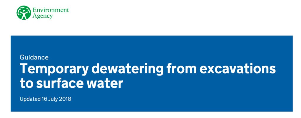 andrewtmarlow's tweet photo. RPS: Temporary dewatering from excavations to surface water https://t.co/nID1UbJMCz https://t.co/OQgzOeOBck
