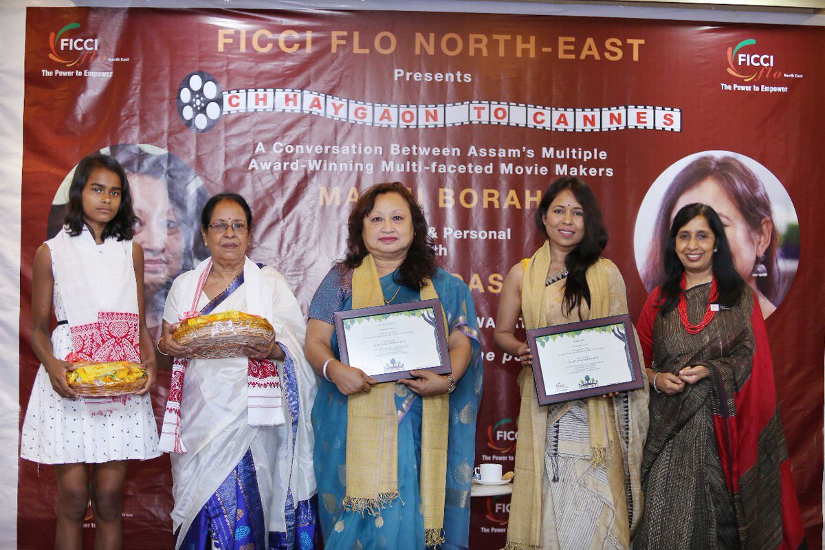 ficci_flo's tweet photo. FICCI FLO NORTH-EAST organises  an empowering session with Assam's two multiple award-winning, multifaceted women filmmakers. https://t.co/cH44FywMnt
