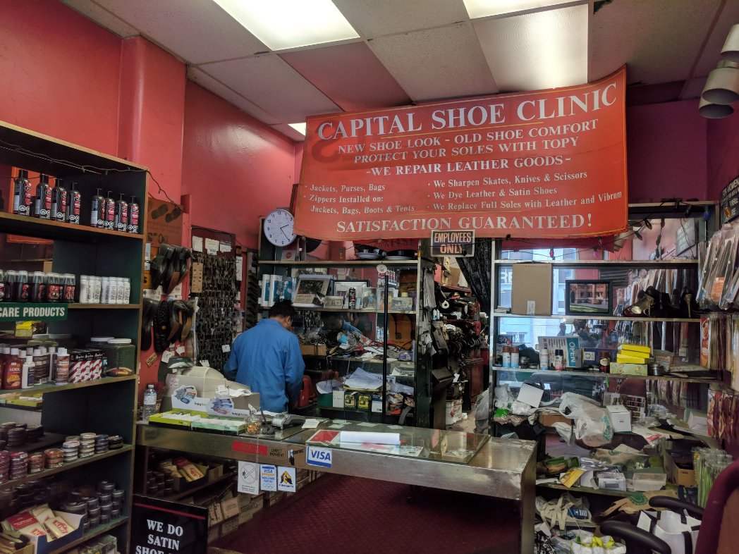 saving soles at the Capital Shoe Clinic 