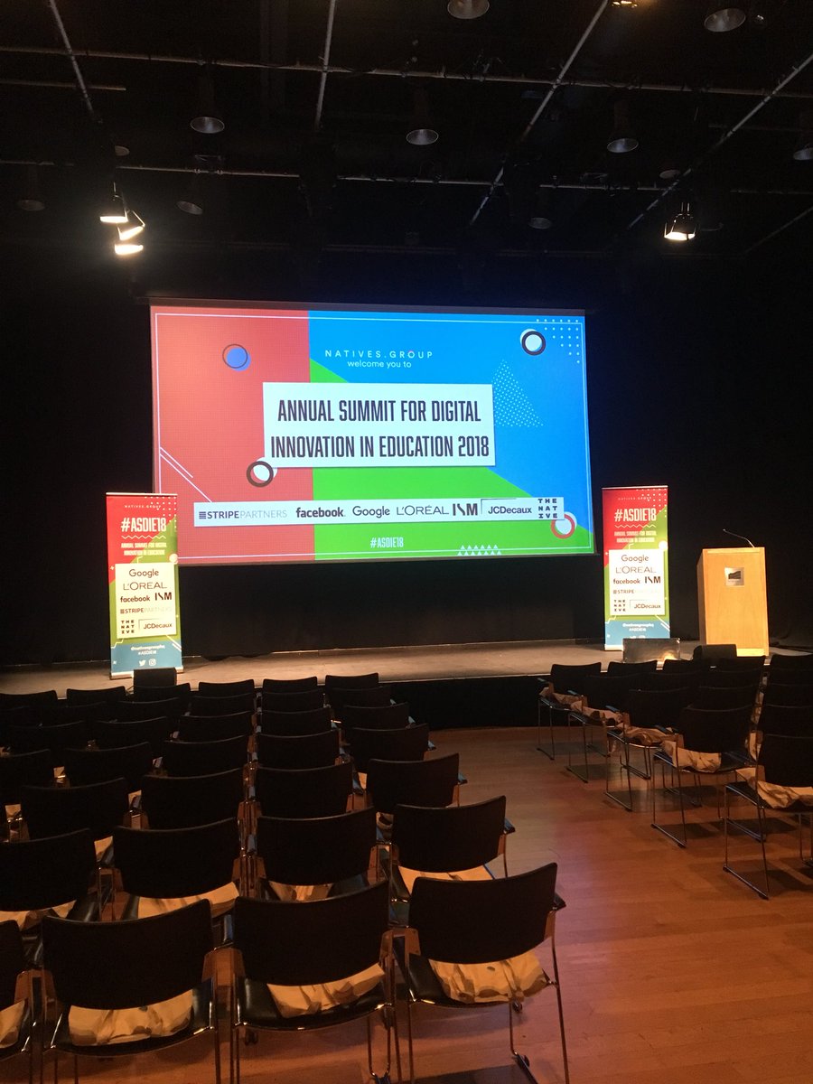 netnatives's tweet photo. It’s showtime! #ASDIE18 https://t.co/yAKFfEvIWY