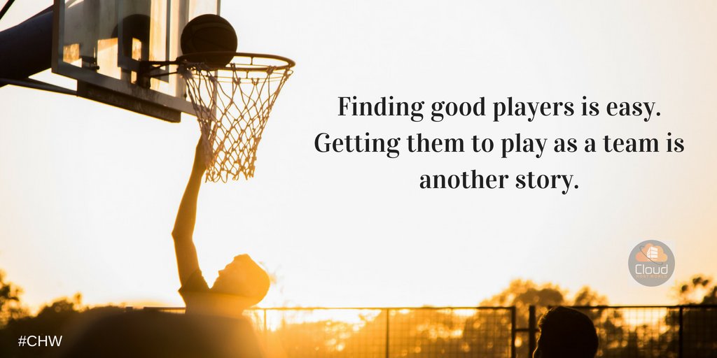 CloudHostWorld's tweet photo. πFinding good players is easy.
Getting them to play as a team is another story.
We have Expert team!#CloudHostWorld Come Join Us!!βοΏ½οΏ½οΏ½ #CHW
#ThursdayThought #ThursdayMotivation #ESPYS https://t.co/P7XEegoTM3
