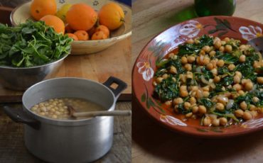 Chickpea and spinach braise via <a href="/guardian/">The Guardian</a> <a href="/racheleats/">Rachel Roddy</a> goo.gl/Q6RokM #recipe #food #italy #beautyfromitaly