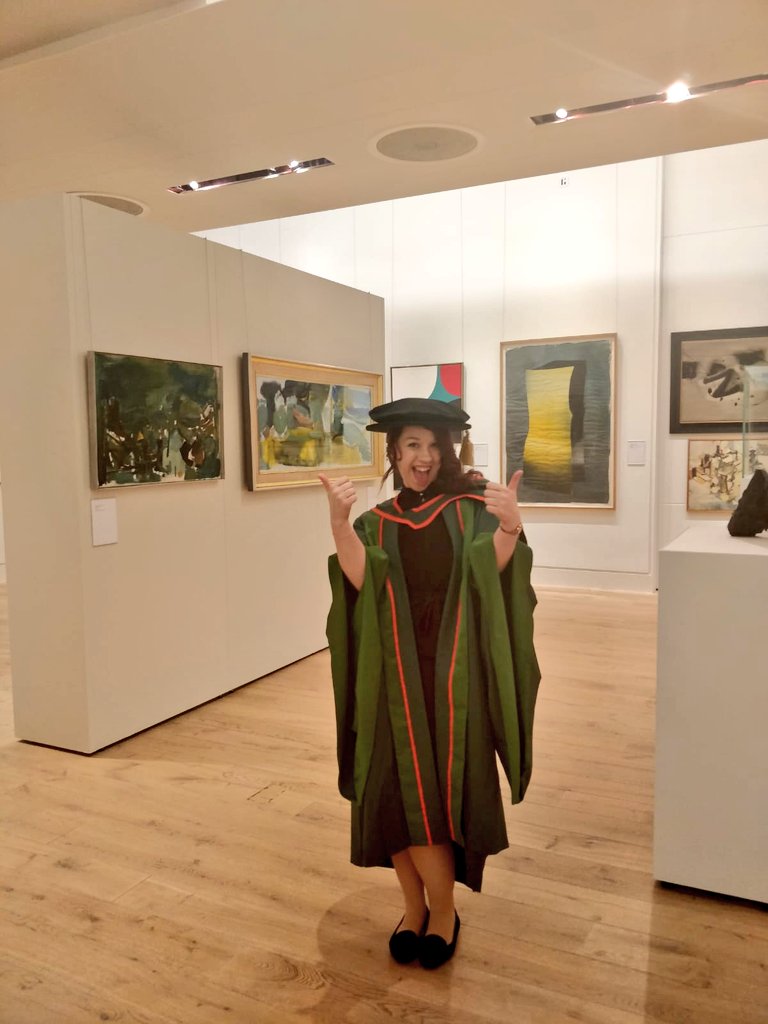 LULGalleries's tweet photo. Congratulations to our very own @FAHACS #LeedsGrad18 Dr Joanne Williams - we are all very proud of her! Also a mention for our gallery assistant Layla, who is also graduating today- well done both of you! https://t.co/pGXpsKM4MI