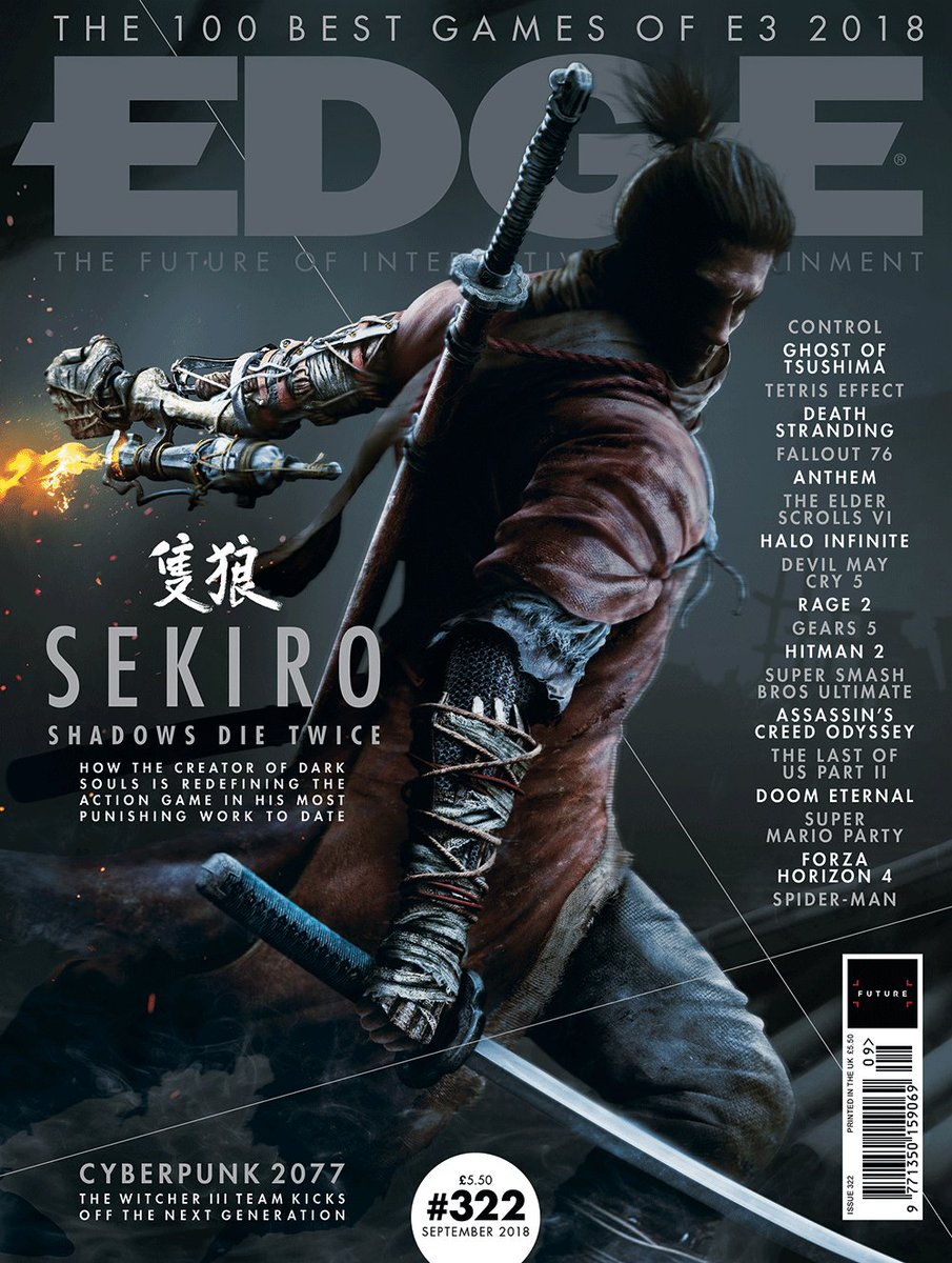How the creator of Dark Souls is redefining the action game in his most punishing work to date. E322 is on sale now: bit.ly/EDGE322