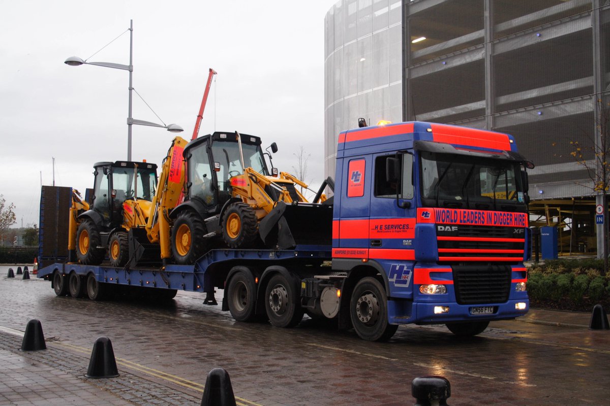 #throwbackthursday to a job in Dockside, Chatham. For any required transport services, call us today on: 0208 804 2000 and book with us today!