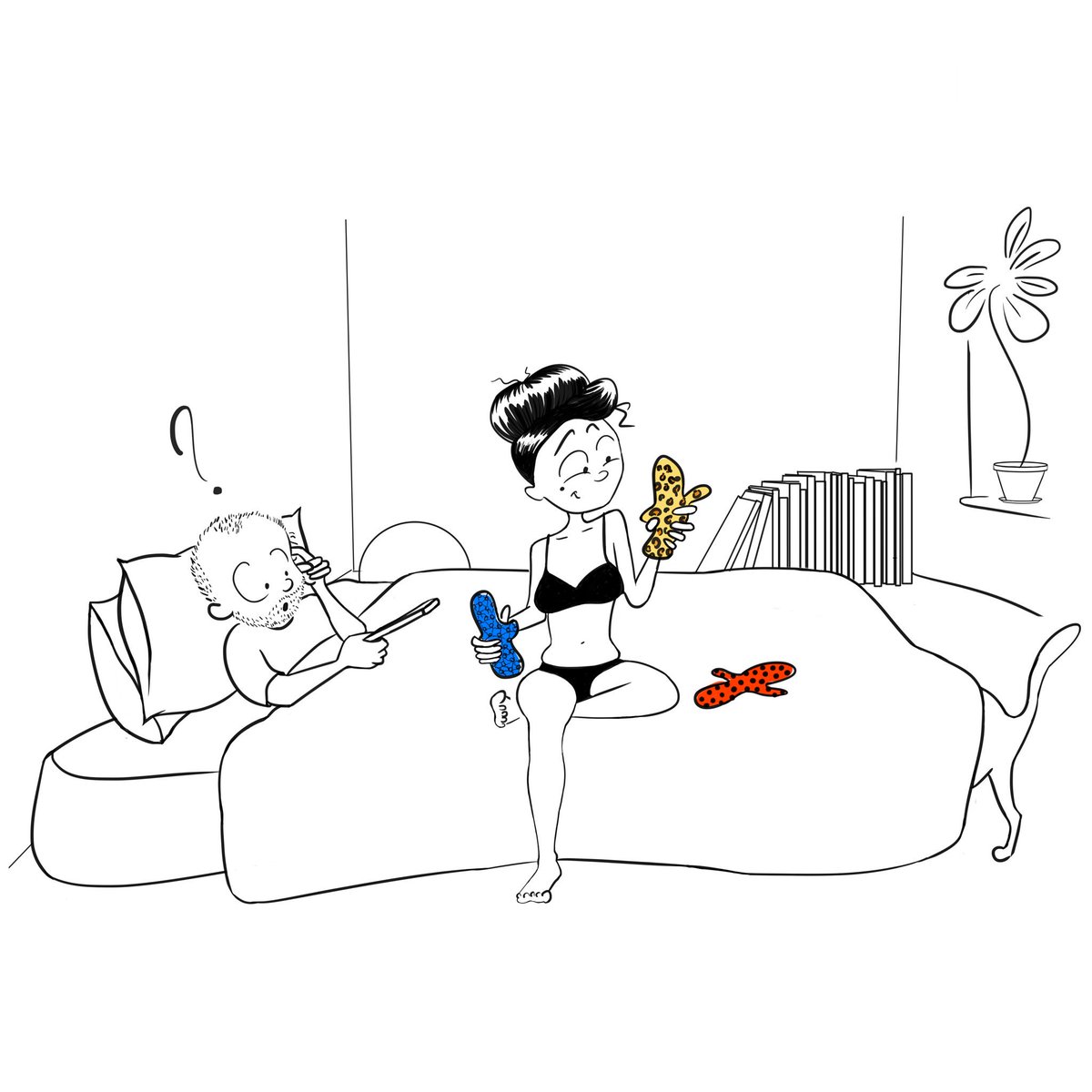 #NoPlasticOnMyButt
Choosing my Periods' Outfit this morning 😜Got my #reusable pads <a href="/Etsy/">Etsy</a> years ago &amp; they still work like a charm!#ecoliving