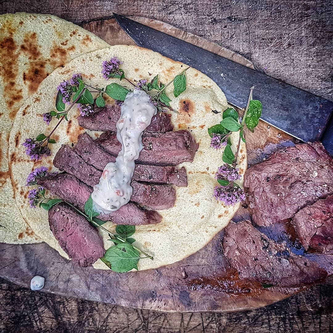 devonwoodsmoke's tweet photo. A quick but tasty lunch... minute steaks seared over holm oak charcoal on @JoyStoveUK #ukbbq #bbq https://t.co/pcDHLsTCps