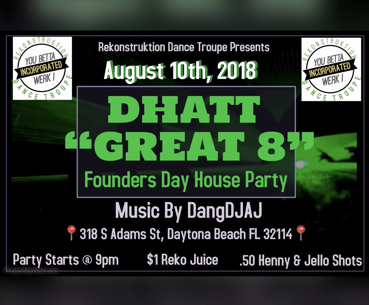 DuffedUpPromo's tweet photo. #DuffedUp Promotions LineUp‼️
TOMORROW - #ProjectX0720 ❌
Aug. 10th. - We’re Showing Love To The Members Of @Rekonstruktion For Their Founders Day💚
Aug. 11th - 2nd Annual “3️⃣5️⃣2️⃣BASH” Ocala FL📍
Aug. 25th - #LookAlive2K18 Mayhem😈 w/ @_JayLegacy
LIT SHIT ONLY🗣 https://t.co/UsmwG2VTVQ