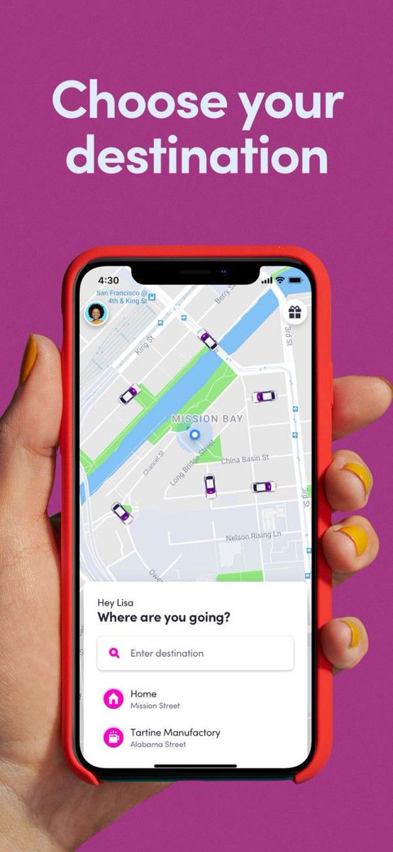 每个产品设计师都应该从 Lyft 的新 UI 设计里学到什么？Lyft 没有像大多数 APP 那样把搜索框放在界面顶部，而是放在中间偏下的地方。文章的亮点是：应该把最常用的交互元素放在最顺手的地方 #设计入门 // What every product designer should take away from Lyft’s new UI https://t.co/dfDThlUC7D https://t.co/dI8a0izxjv 1