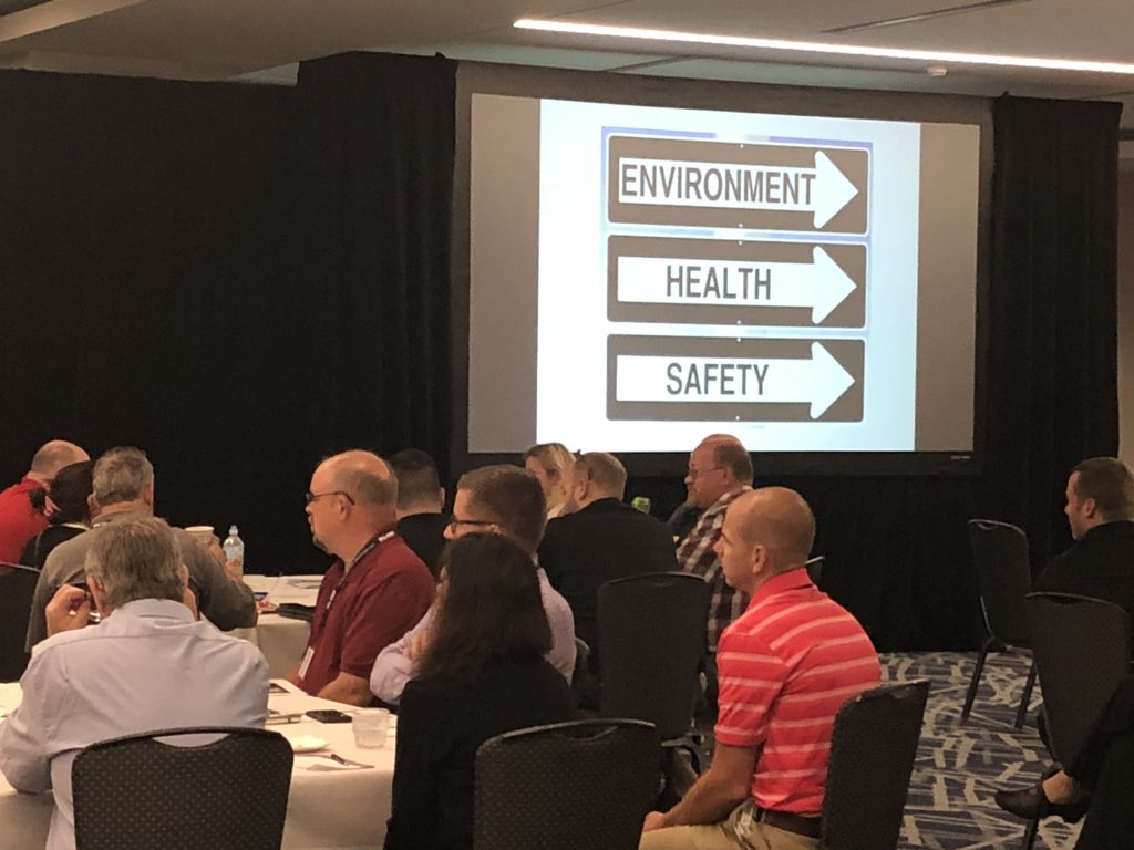ARPMRubber's tweet photo. Sharing best practices in safety this morning. Welcome to day 2! #ehs2018 https://t.co/O6qMbCeRG0