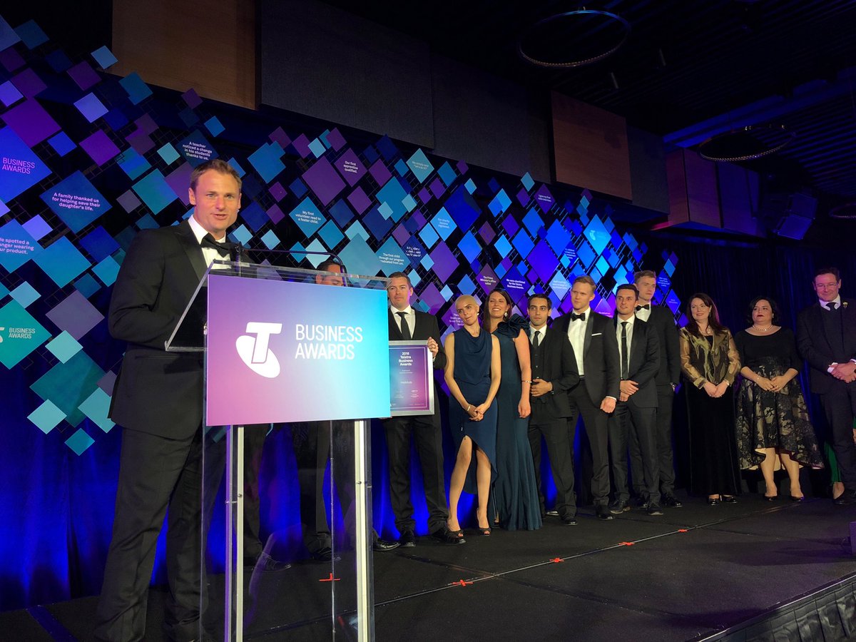jeznicholas's tweet photo. Qld Business of the year.... Helimods -   a global leading aeronautical engineering business from Sunshine Coast in Qld. Awesome! #Telstrabizawards https://t.co/4C7Gic82af
