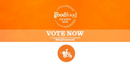 GoodFoodME's tweet photo. Vote for your favourite #FoodDelivery App &amp; you could #win a Seychelles holiday! >>> https://t.co/aguzgFrEn5
#bbcgfmeawards #foodie #dine #eat #mydubai #myabudhabi https://t.co/h0WdnlB6yj