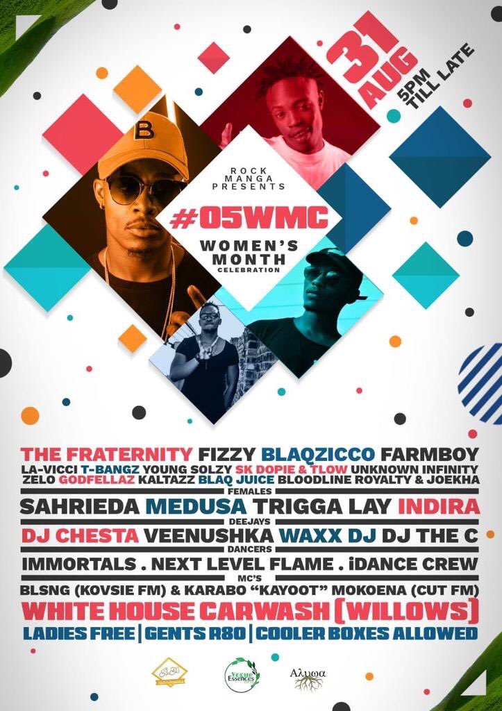IMFARMBOY_B's tweet photo. Catch me here on the 31st of AUGUST. Bloem city ๐ are you ready? https://t.co/7TQrTTX1D0