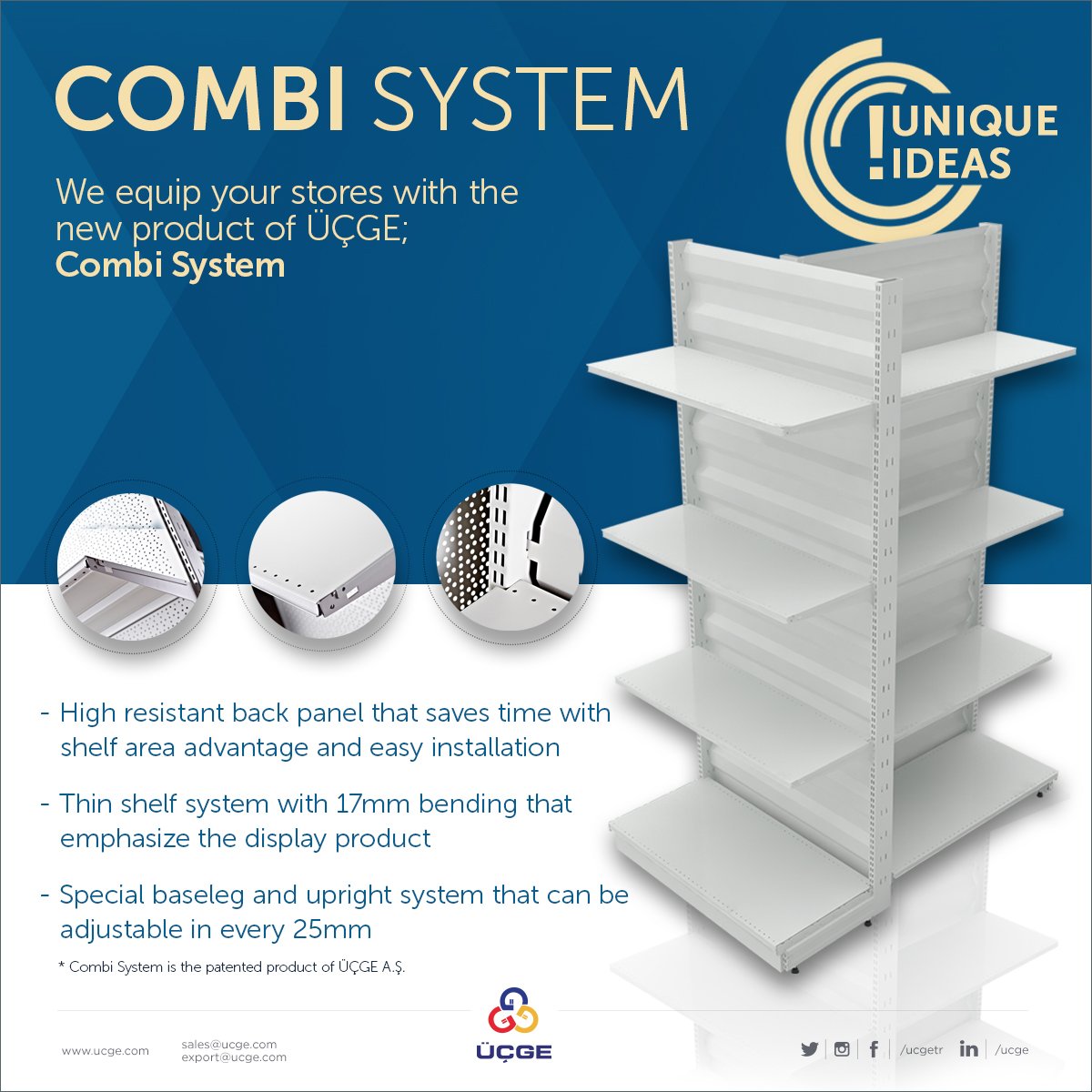 ucgeint's tweet photo. #uniqueideas #shopfitting #design #retail #combisystem #shopping #equipment #innovative #products #hypermarket #supermarkets #shelf #shelving #store #shop #üçge #ucge https://t.co/t11W7F1jCM